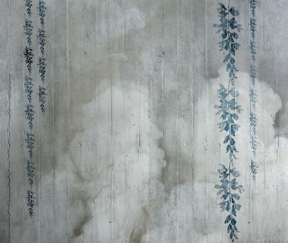 JO1030-1 Clouds Azul Journeys I Mural by Tres Tintas