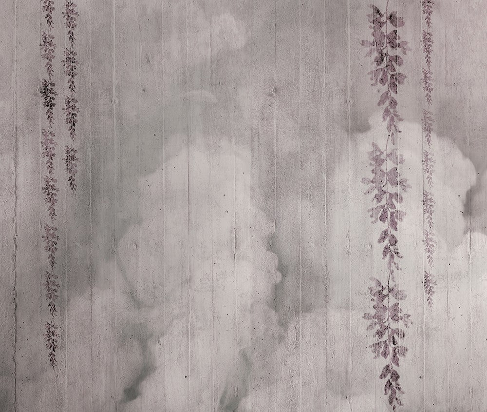 JO1030-3 Clouds Rojo Journeys I Mural by Tres Tintas