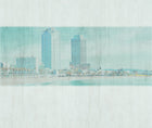 JO1031-1 Barcelona Turquesa Journeys I Mural by Tres Tintas
