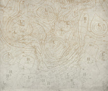 JO1032-1 Isobar Ocre Journeys I Mural by Tres Tintas