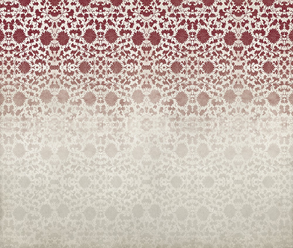 JO1033-1 Corominas Rojo Journeys I Mural by Tres Tintas