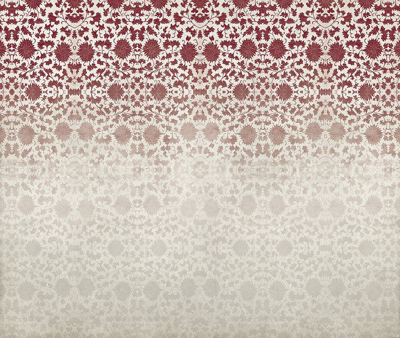 JO1033-1 Corominas Rojo Journeys I Mural by Tres Tintas