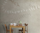 JO1034-1 Birds Ocre Journeys I Mural by Tres Tintas