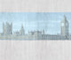 London Azul Journeys I Mural by Tres Tintas