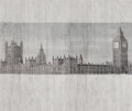 London Gris Journeys I Mural by Tres Tintas