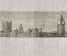 JO1035-3 London Sepia Journeys I Mural by Tres Tintas