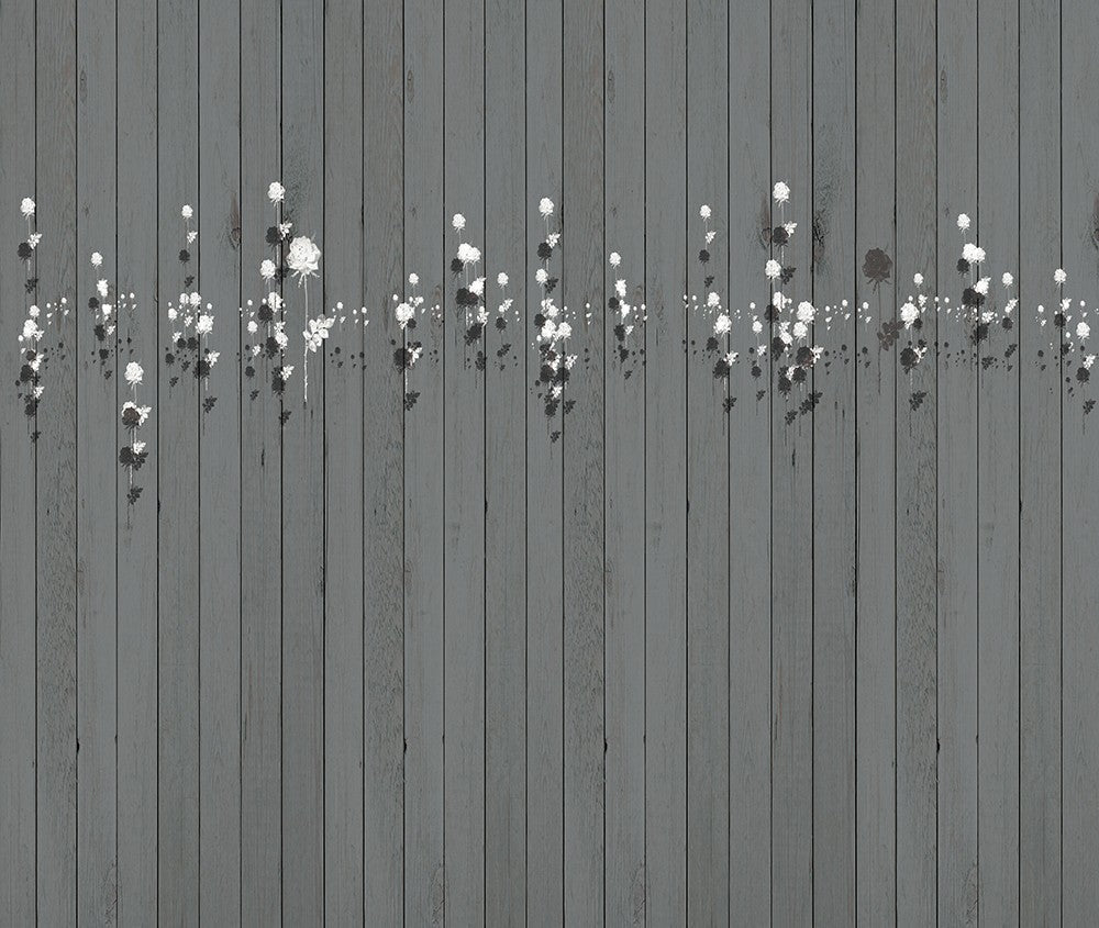 JO1037-2 Roses Gris Journeys I Mural by Tres Tintas