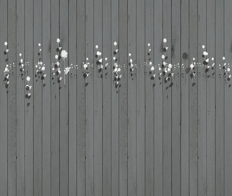 JO1037-2 Roses Gris Journeys I Mural by Tres Tintas