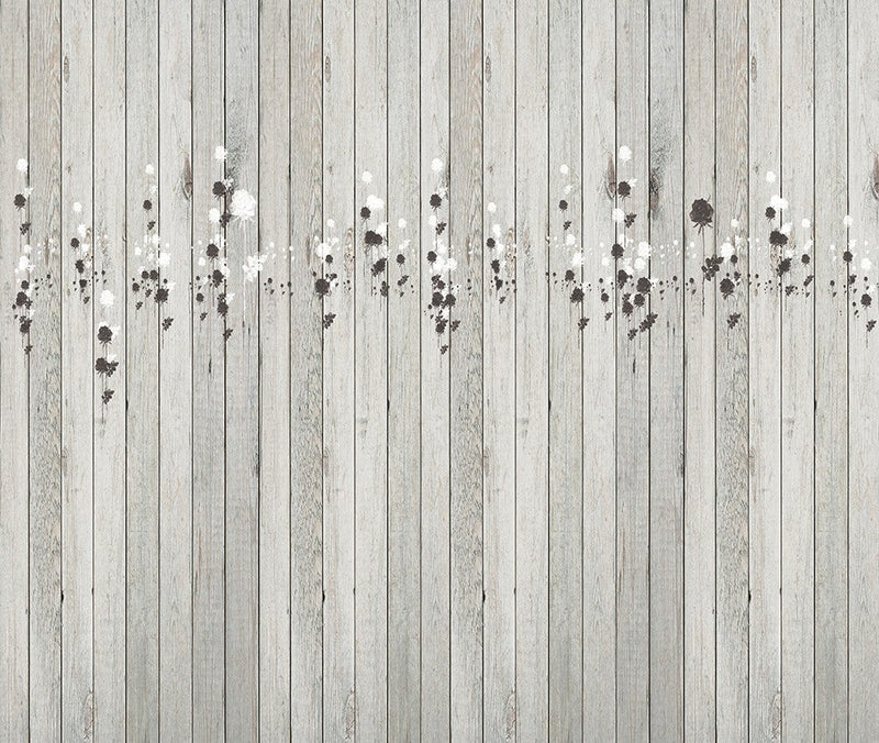 JO1037-3 Roses Blanc Journeys I Mural by Tres Tintas