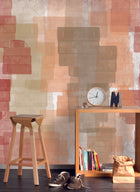 JO1038-1 Suitcases Rojo Journeys I Mural by Tres Tintas