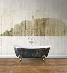 JO1039-3 San Sebastian Ocre Journeys I Mural by Tres Tintas