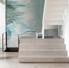 JO1040-2 Olinto Verde Journeys I Mural by Tres Tintas