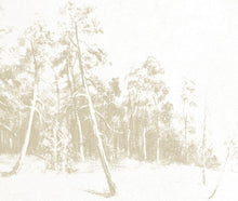 JO1042-3 Ink Woods Blanc/azul Journeys I Mural by Tres Tintas