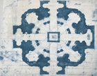 JO2702-2 Florence Blue Journeys II Mural by Tres Tintas