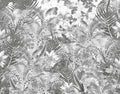 Amazonia B/W Journeys II Mural by Tres Tintas