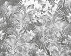 JO2708-3 Amazonia B/W Journeys II Mural by Tres Tintas