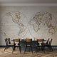 Globe Colored Journeys II Mural by Tres Tintas
