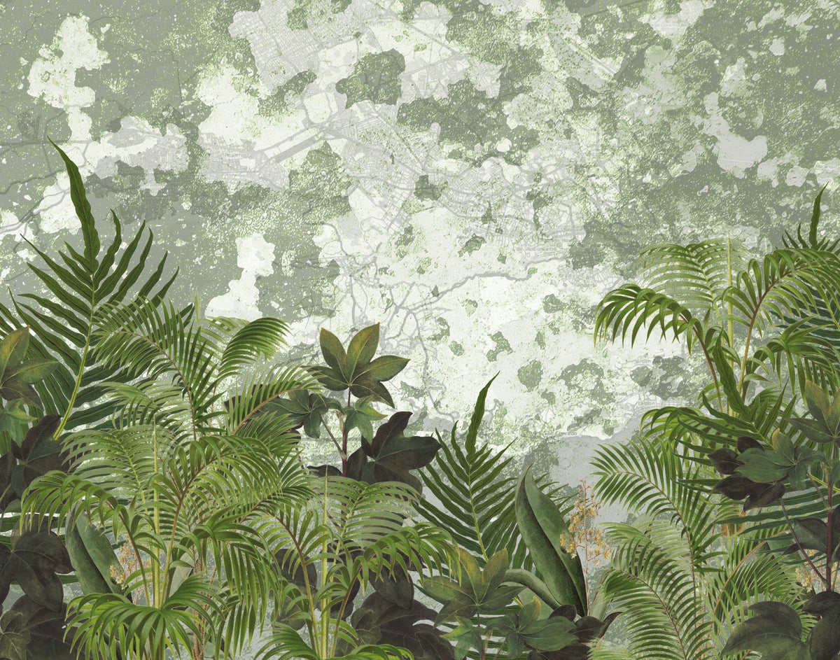 JO2715-2 Rio Green Journeys II Mural by Tres Tintas
