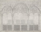 JO2716-1 Barcino Grey/Black Journeys II Mural by Tres Tintas
