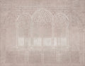 Barcino Grey/White Journeys II Mural by Tres Tintas