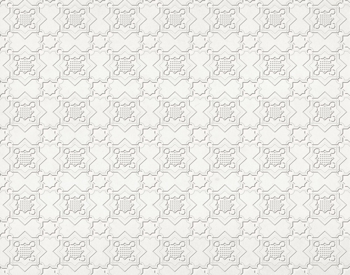 JO2717-2 Fez White Grey Journeys II Mural by Tres Tintas