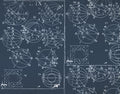 Amberes Blue Journeys II Mural by Tres Tintas