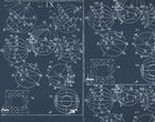JO2726-2 Amberes Blue Journeys II Mural by Tres Tintas