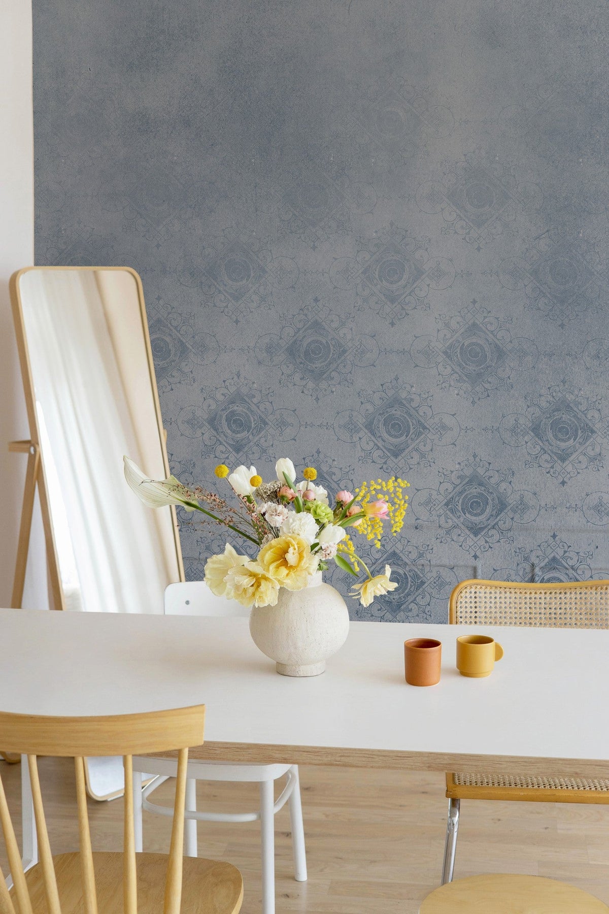 JO2728-3 Oxford Blue Journeys II Mural by Tres Tintas