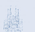 Barcelona Blue Journeys II Mural by Tres Tintas