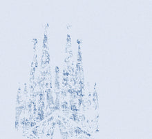 JO2729-2 Barcelona Blue Journeys II Mural by Tres Tintas