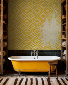 JO2730-1 Burundi Yellow Journeys II Mural by Tres Tintas
