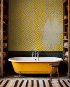 JO2730-1 Burundi Yellow Journeys II Mural by Tres Tintas