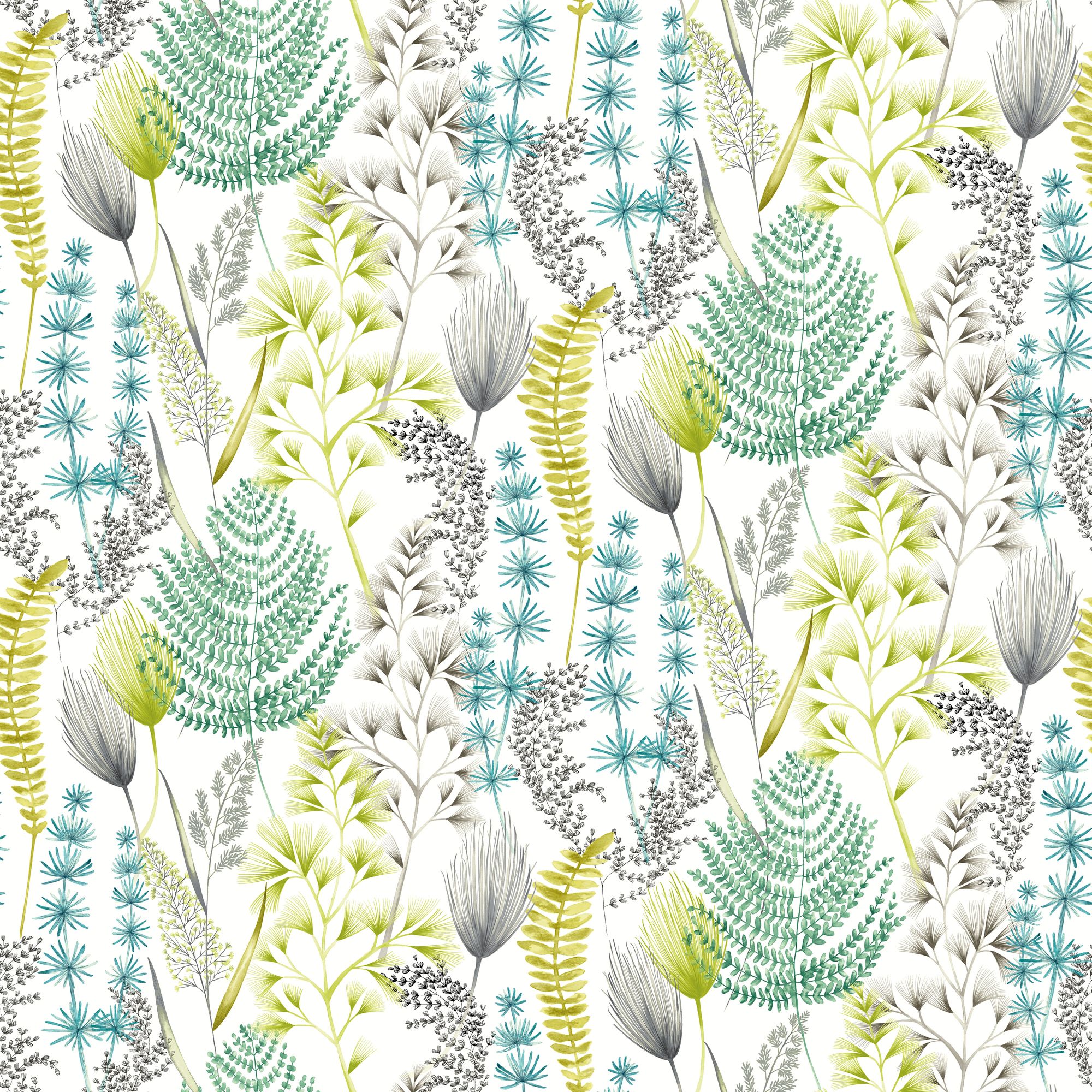 JRD50102W Summer Ferns Acid Wallpaper by Ohpopsi