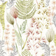 Summer Ferns Terracotta Jardin Wallpaper by Ohpopsi