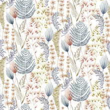 JRD50104W Summer Ferns Denim Wallpaper by Ohpopsi