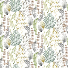 JRD50106W Summer Ferns Earth Organic Wallpaper by Ohpopsi