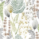 Summer Ferns Earth Organic Jardin Wallpaper by Ohpopsi