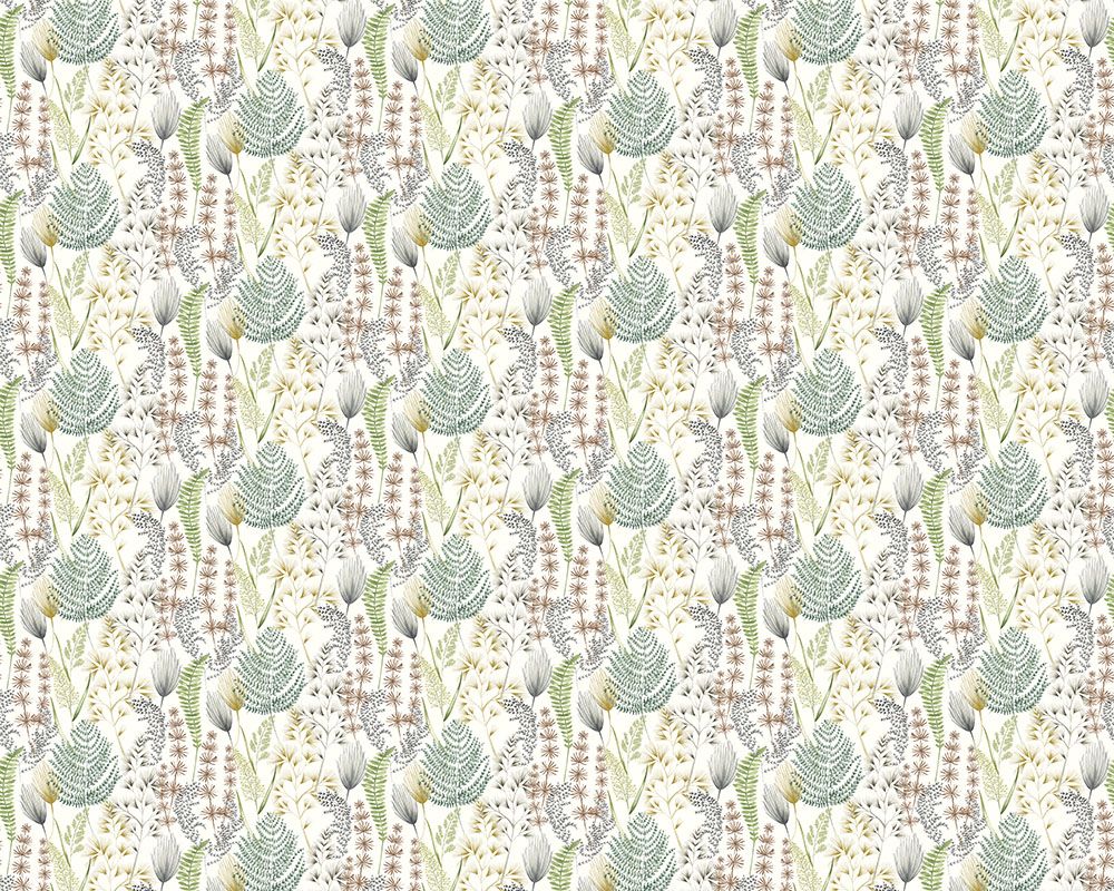 JRD50106W Summer Ferns Earth Organic Wallpaper by Ohpopsi