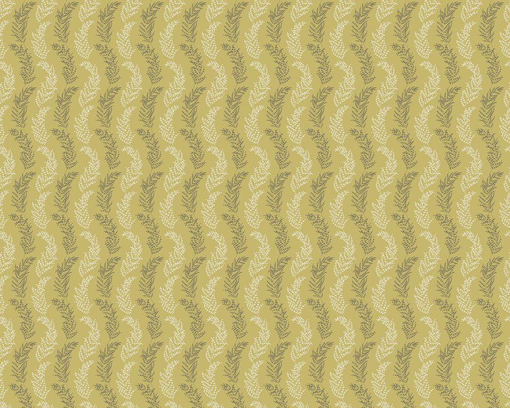 JRD50107W Mimosa Trail Mustard Wallpaper by Ohpopsi