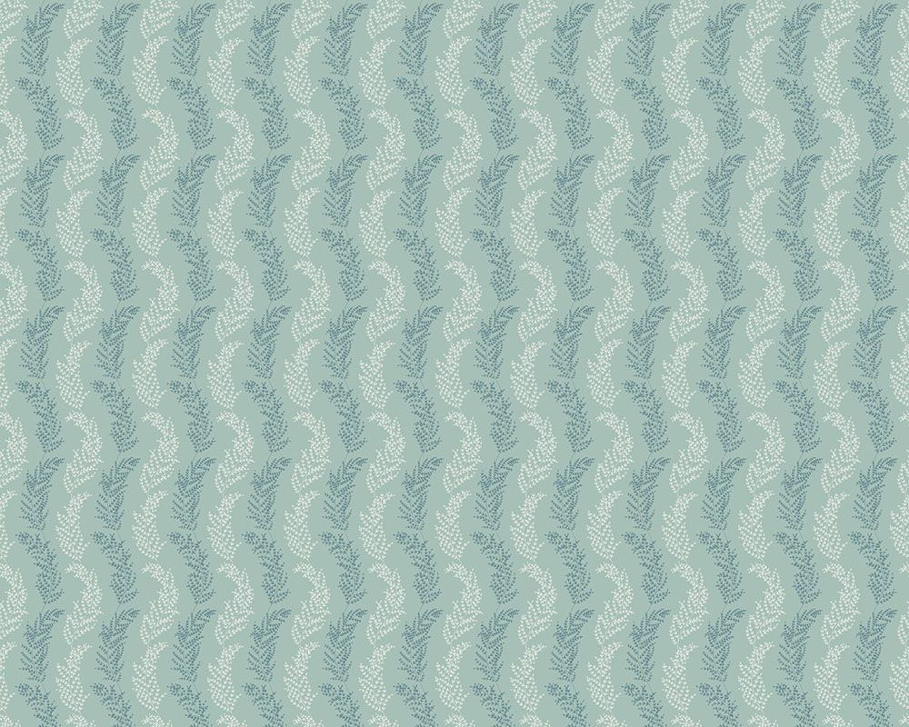 JRD50108W Mimosa Trail Teal Wallpaper by Ohpopsi