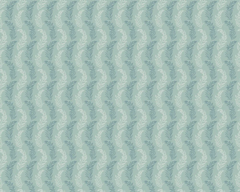JRD50108W Mimosa Trail Teal Wallpaper by Ohpopsi