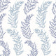 Mimosa Trail Blue Jardin Wallpaper by Ohpopsi
