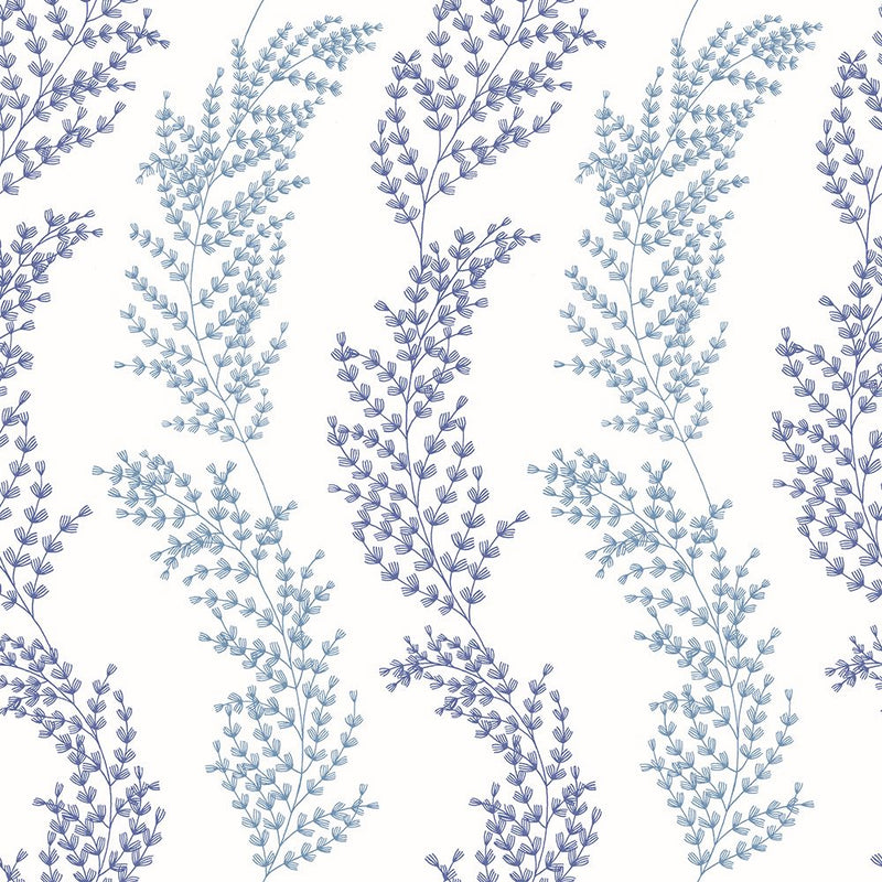 JRD50110W Mimosa Trail Blue Wallpaper by Ohpopsi