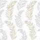 Mimosa Trail Neutral Jardin Wallpaper by Ohpopsi