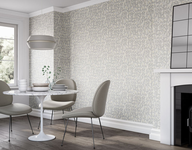JRD50114W Arabella Grey Wallpaper by Ohpopsi