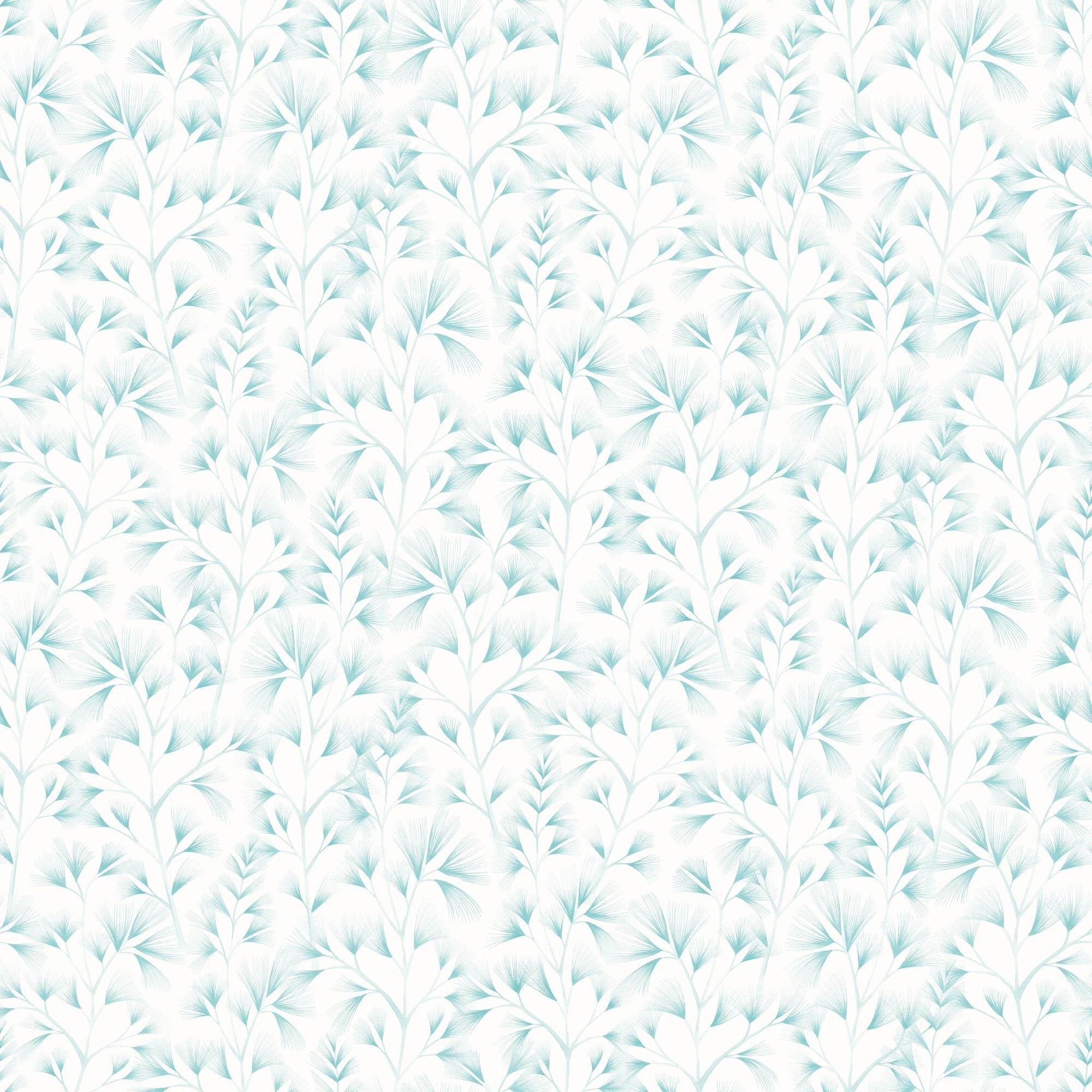 JRD50118W Arabella Teal Cream Wallpaper by Ohpopsi