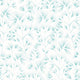 Arabella Teal Cream Jardin Wallpaper by Ohpopsi
