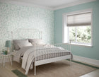 JRD50118W Arabella Teal Cream Wallpaper by Ohpopsi