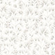 Arabella Grey Cream Jardin Wallpaper by Ohpopsi