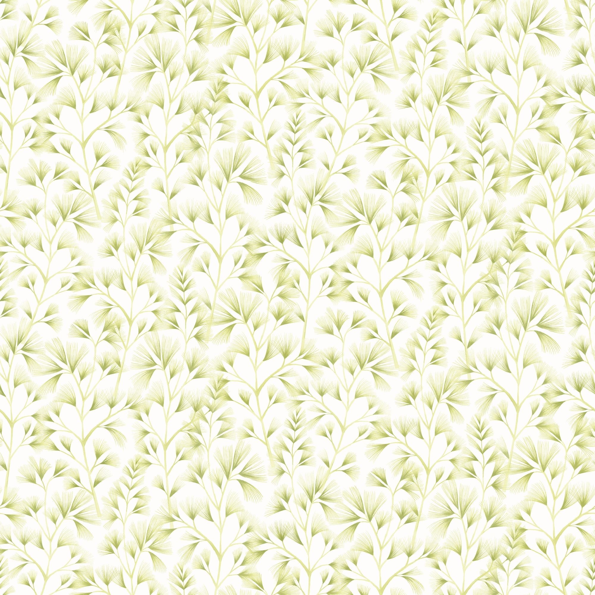 JRD50120W Arabella Green Cream Wallpaper by Ohpopsi